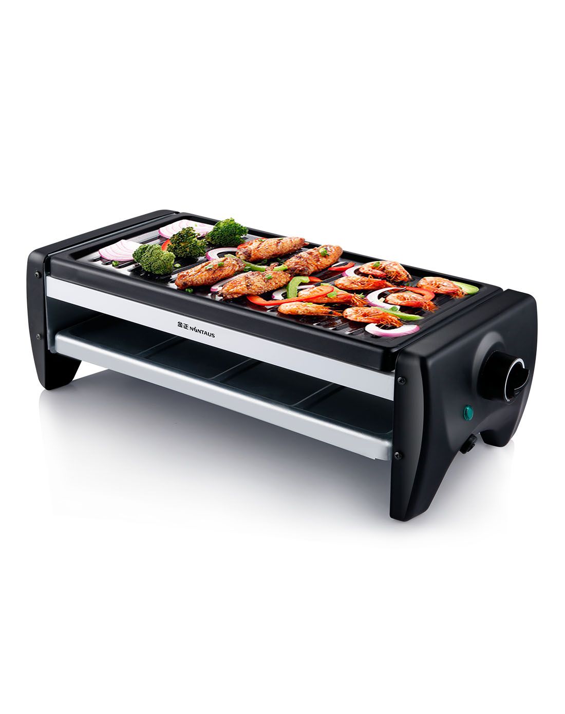 2-3人电烧烤炉 可移动烤盘 烤架