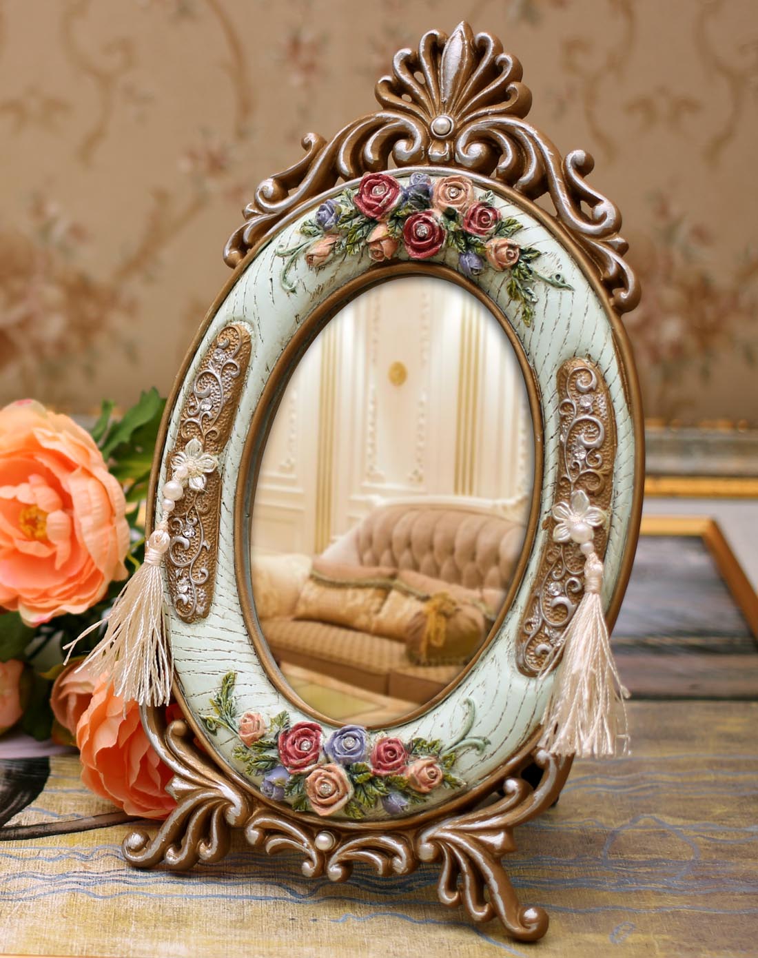 欧式宫廷梳妆镜