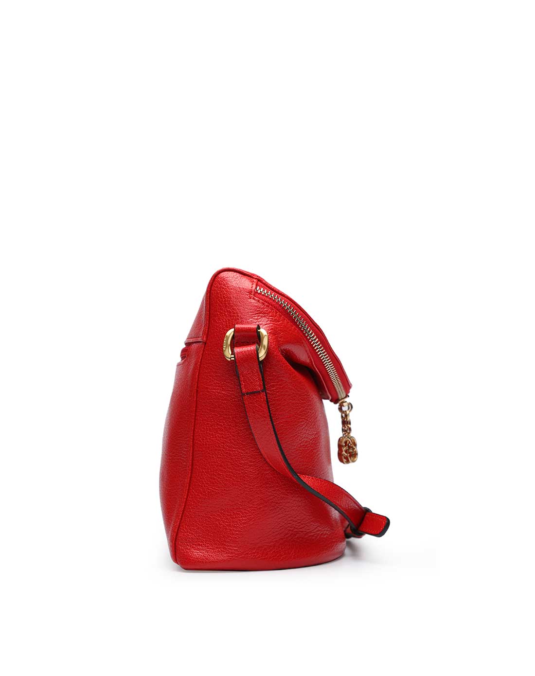 红谷hongu集团时尚女款复古桶包大红色斜挎包h51207997_唯品会