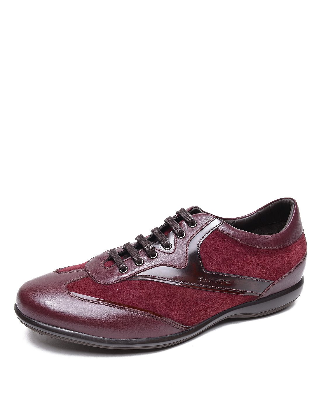 布兰施braun buffel红棕色羊皮/牛皮休闲男鞋b223152214203_唯品会