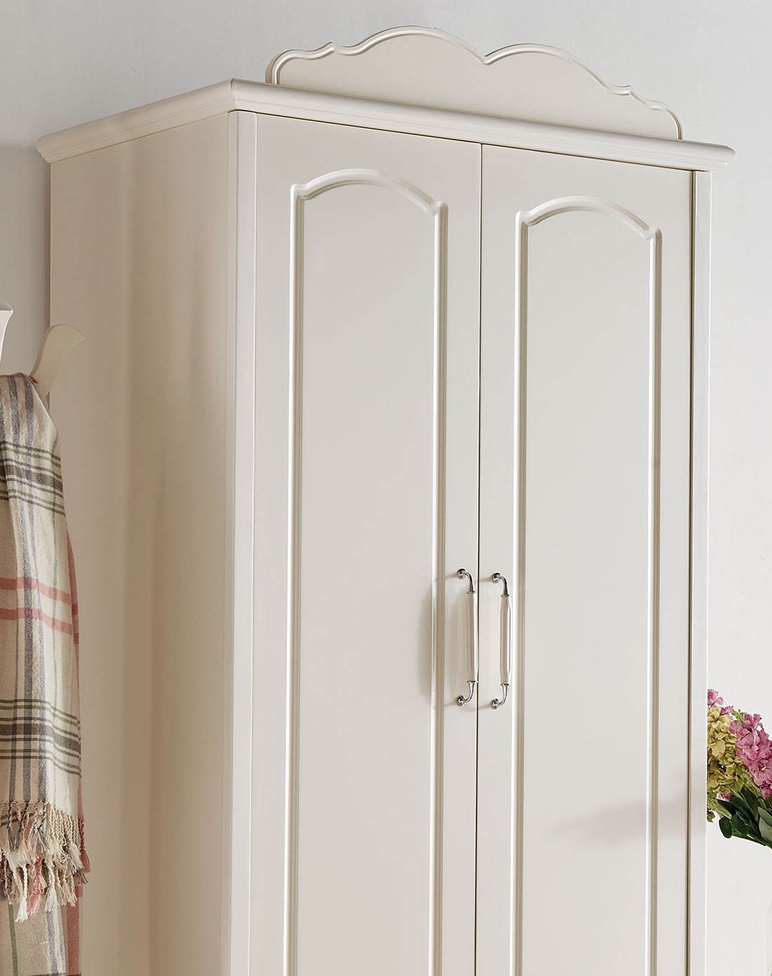 凯哲家具专场象牙白双门衣柜 衣橱kz03030560_唯品会