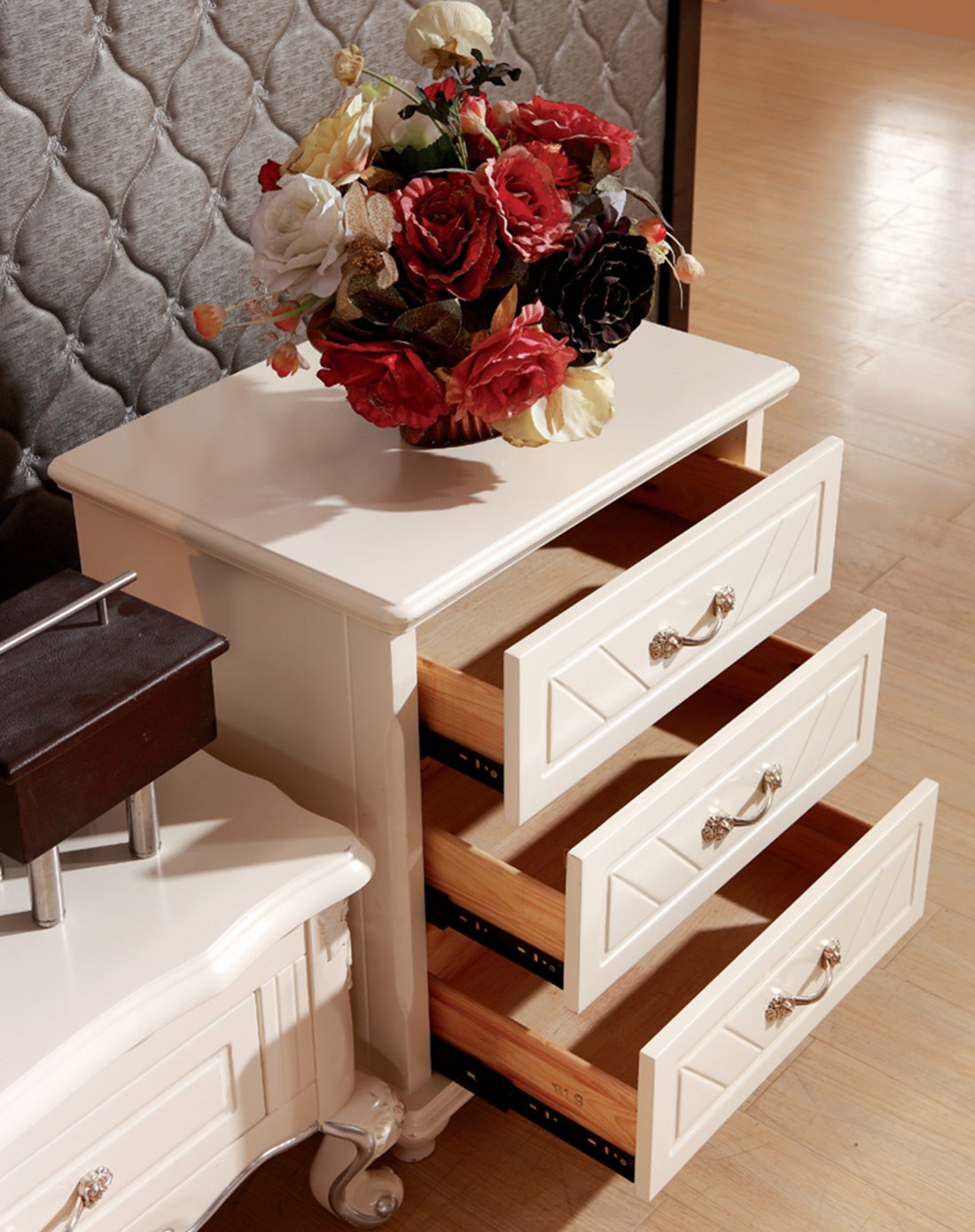 凯哲家具专场象牙白 四斗柜 储物柜 收纳柜kz03020707_唯品会